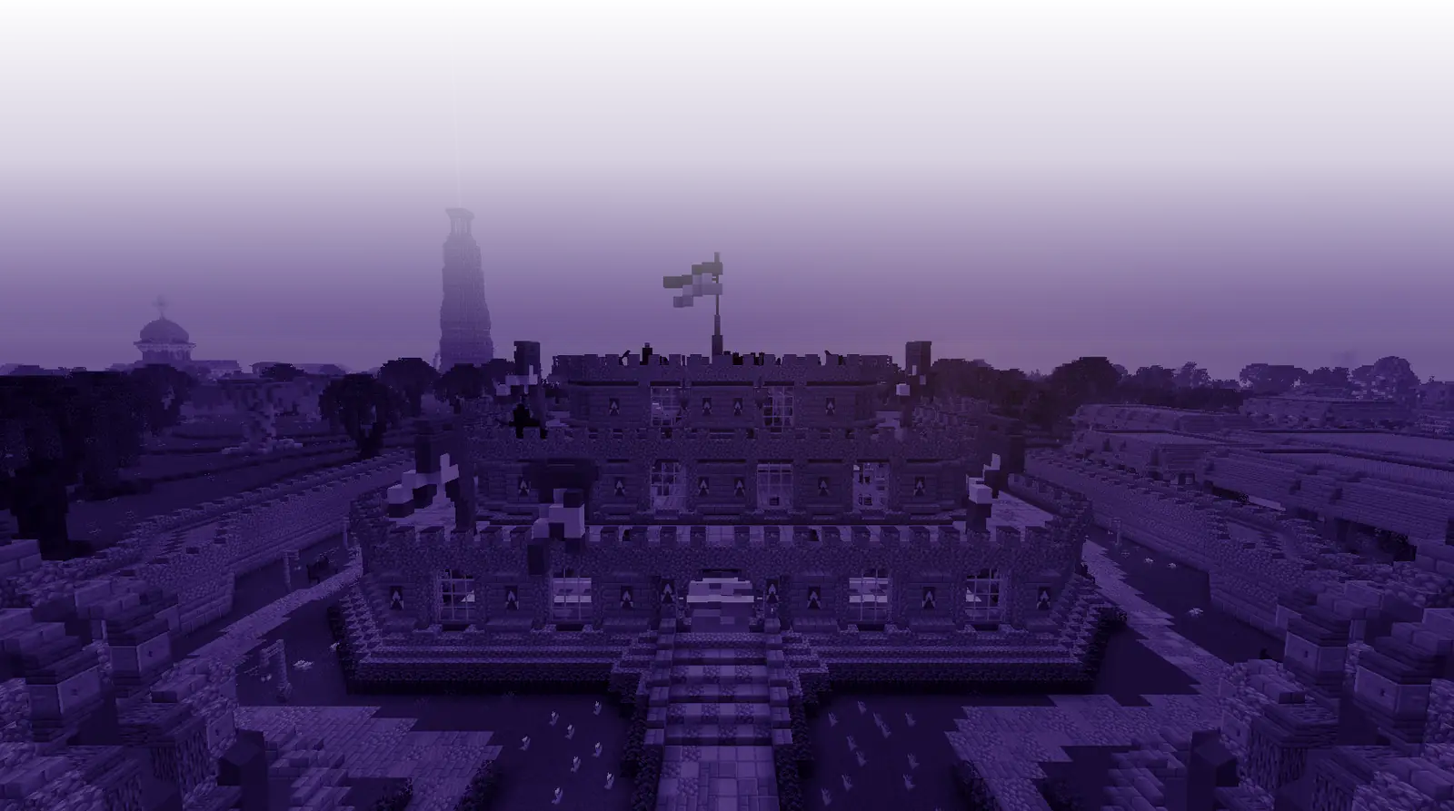 Lumbridge castle in CraftScape - Runescape in Minecraft